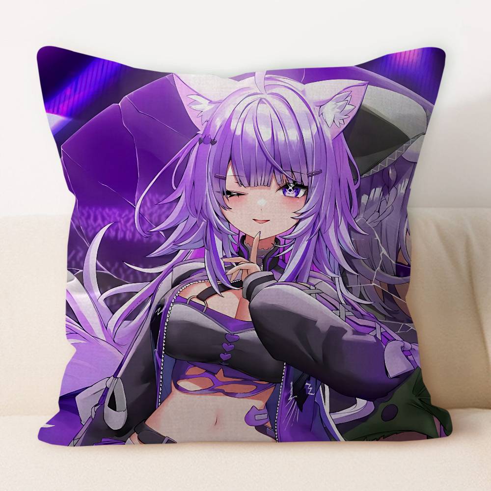 N-Nekomata Okayu Cushion Cover Pillow Cover Decor Pillowcase Printed Cushion Case For Couch