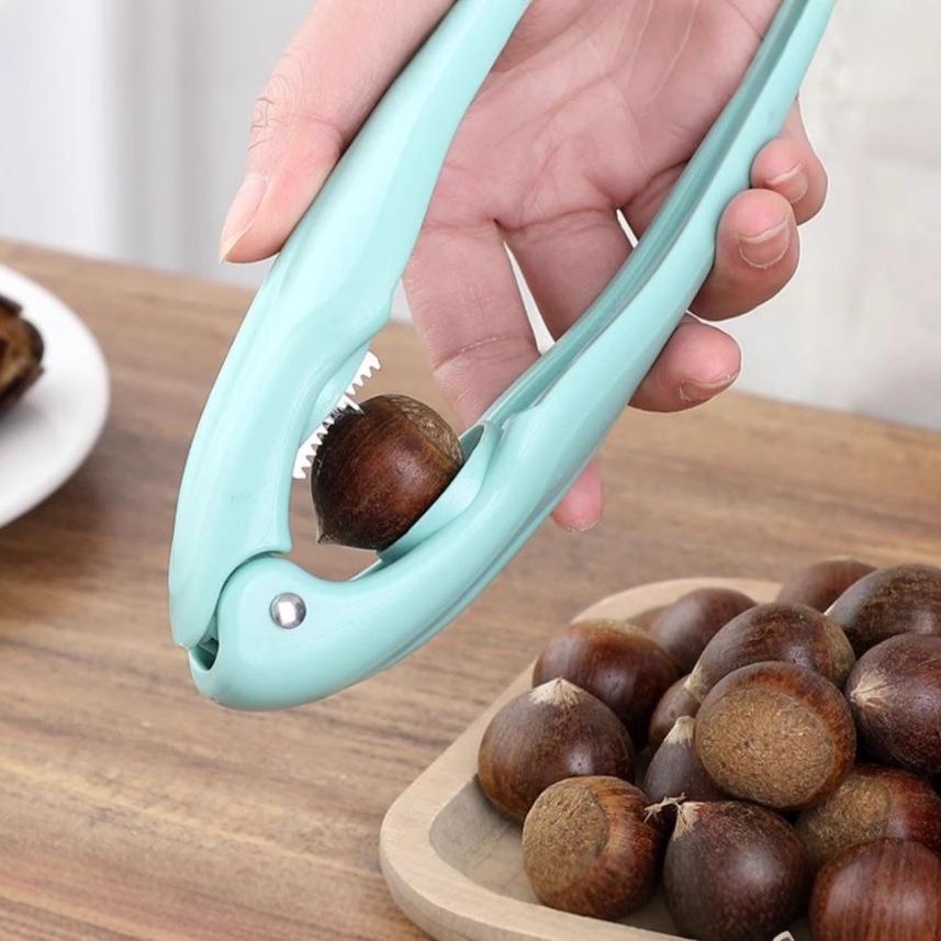 Home Chestnut Opener and Peeler: Nut Scoring Knife & Cracker Tool чёрный