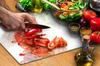 GLASS CUTTING BOARD 45x52 Chili