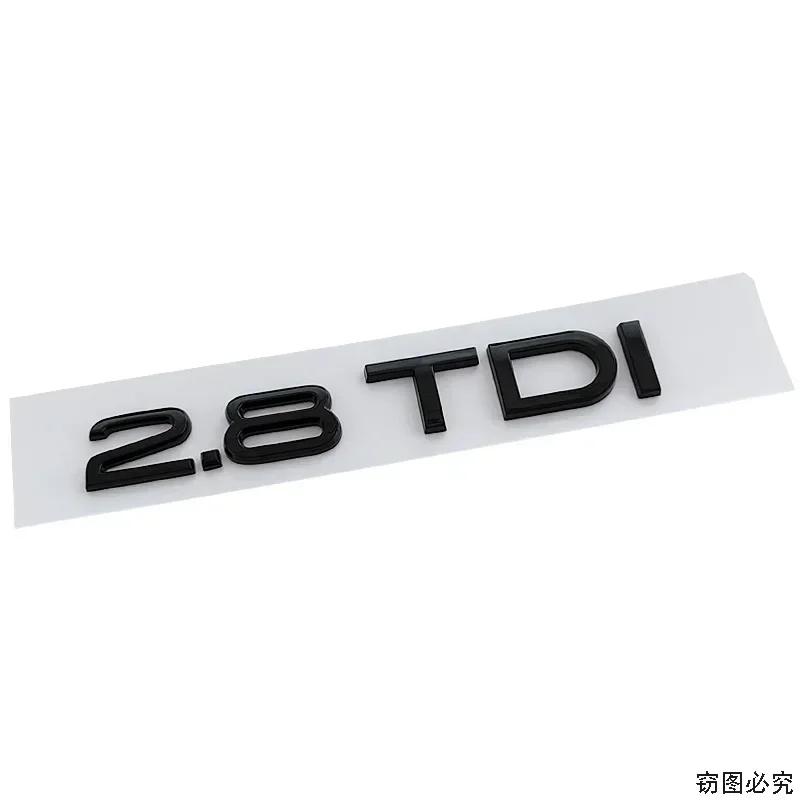 ABS Car Stickers Badge Emblem Tail Decal Styling for Q1 1.9TDI 2.8TDI 4.2TDI Letter A4 A6 A7 A8 S3 S4 S5 S6 Q3 Q5 RS4 Quattro ER3 CFA1