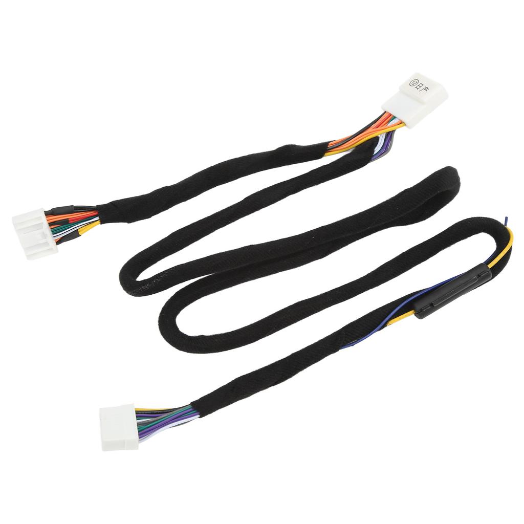 Kabelový svazek pro auto DSP zesilovač 12V 15A, stereo kabel pro rádio, stabilní přenos dat, náhrada