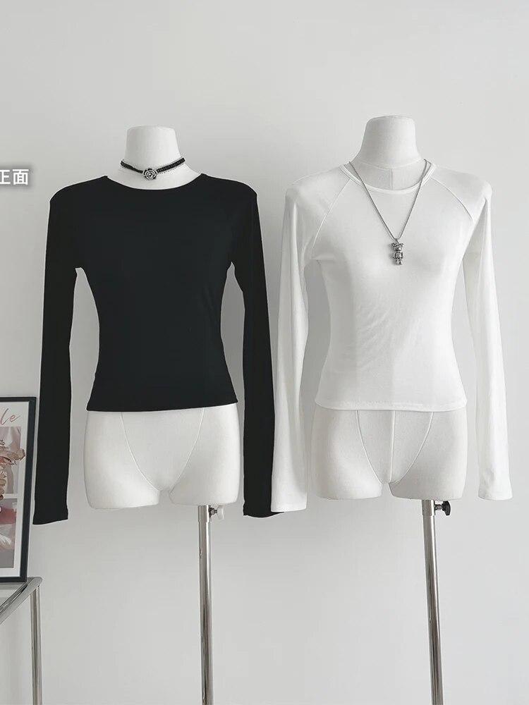 Gothic Y2k Vintage O-Neck Slim T-Shirts Women Chic Mesh Cyber See Through Crop Tops Female Korean Fashion Casual Clothing New