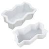 1Pcs Waves Shaped Stepping Stone Paver Reusable Concrete Path Maker Mold  For Lawn Patio Yard Garden