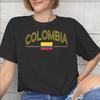 Colombia Flag Merch Unisex T Shirt Cotton Tee Graphic Print Tshirt Clothes