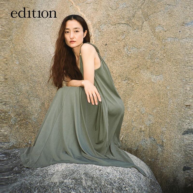 

Платье-комбинация из триацетата с перекрученными бретелями для женщин M