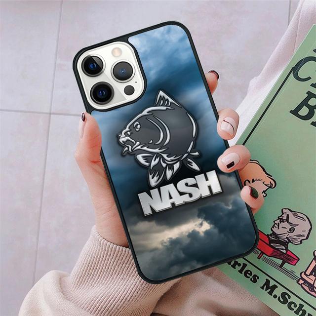 Nash Fishing Logo phone Case For iPhone 17 Air 16 15 Plus 12 13 11 14 Pro Max cover shell coque iPhone 12pro max