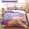 3pcs Custom Name Saja Boys Bedding Set Duvet Cover Closure Includes 1 Duvet Cover & 2 Pillowcases, Soft and Comfortable for All Seasons.