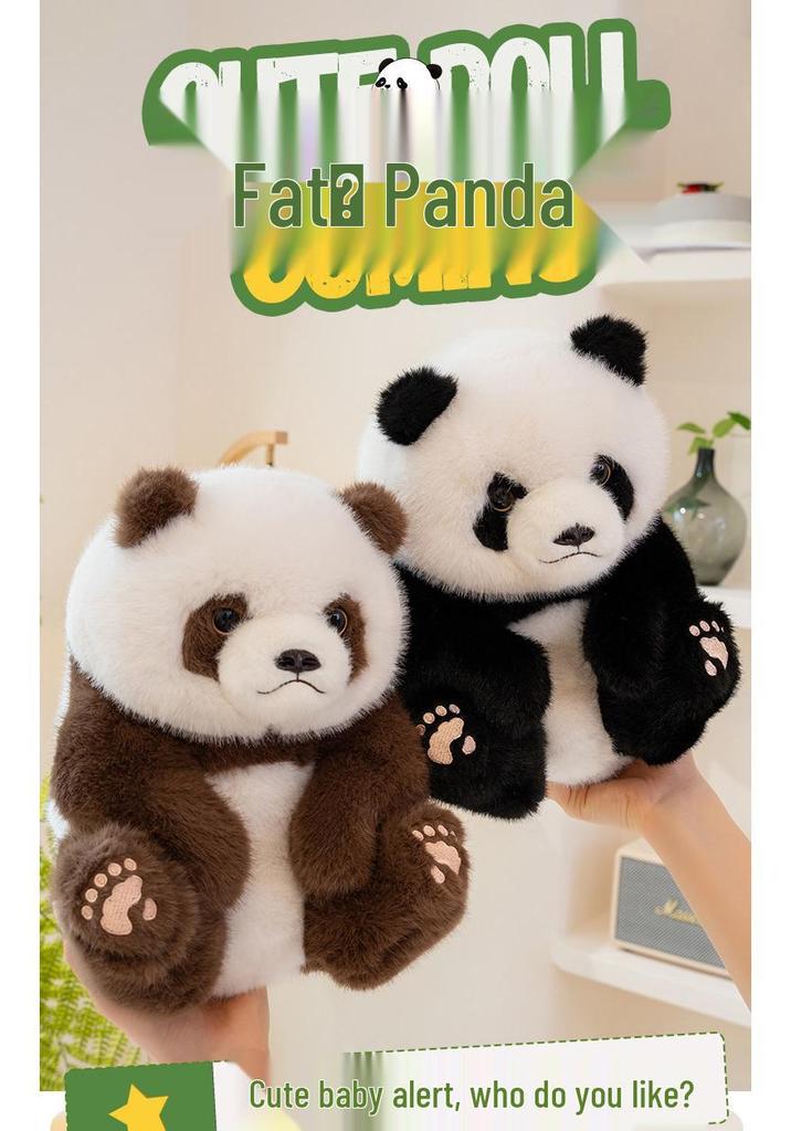 Chubby Giant Panda Plush Toy - Cuddly National Treasure Pillow Doll
