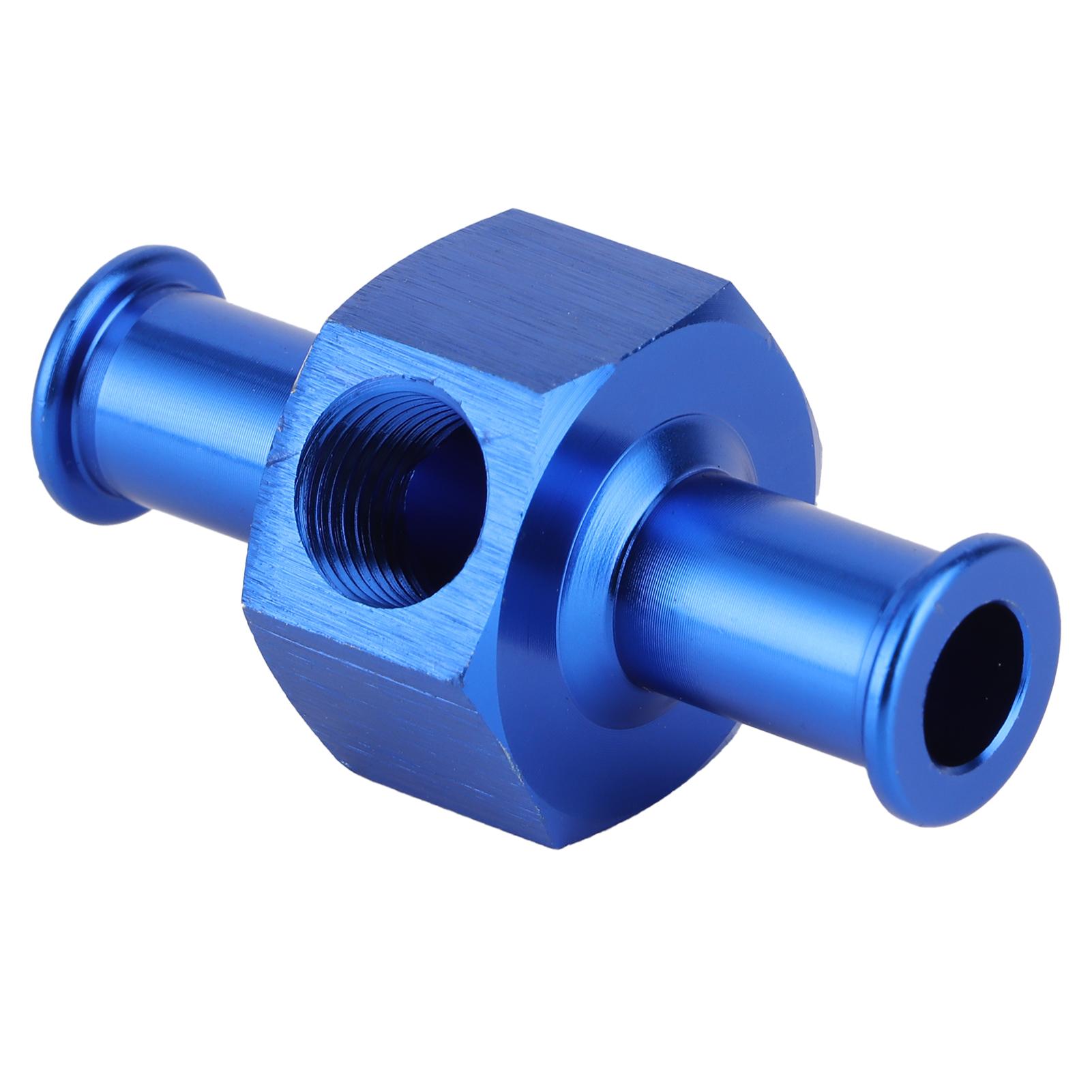 

Fuel Nitrous Pressure Gauge Adapter Aluminium Alloy Universal 38in Hose 18in NPT PortBlue синій