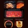 Portable 3D Simulated Fireplace Heater Household Heater Home Silent Energy-saving PTC Speed Hand Warmer Timeable Electric Heater