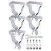 Window Well Cover Clips Set Of 5 Metal Basement Window Well Cover Install Retaining Clips Egress Cover Spring Clips With Screws