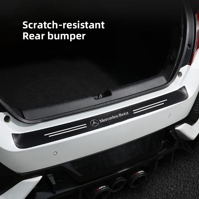 CRG1 1/4/5Pcs Car Door Sill Protector Strip Anti-Scratch Sticker Hubcap For Mercedes Benz AMG GLC GLE CLA GLB GLK W204 W205 W206 W211