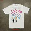 Vintage 80s Genesis Band Concert T Shirt White Fits S Washed Graphic Stylish Comfortable Homme Casual Breathable Vintage