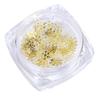 Women 90Pcs/Box Christmas Golden Snowflake Nail Art Sequins Ultra-thin Decor Manicure Gift