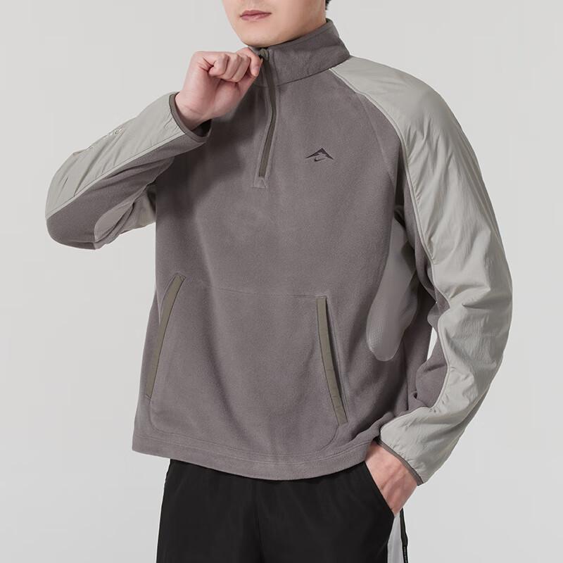 New Nike Trail Polartec® Men's 1/4-Zip Fleece Running Top FV9964-289