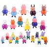 Bunte umweltfreundliche Peppa Pig Familie Freunde Actionfiguren für Kinder 25-teiliges Set