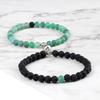 6mm Magnetic Couple Bracelets Set - Memorial Gift for Him & Her