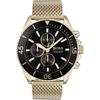 Ocean Edition Black Dial Gold Metal Men's Quartz Watch 1513703