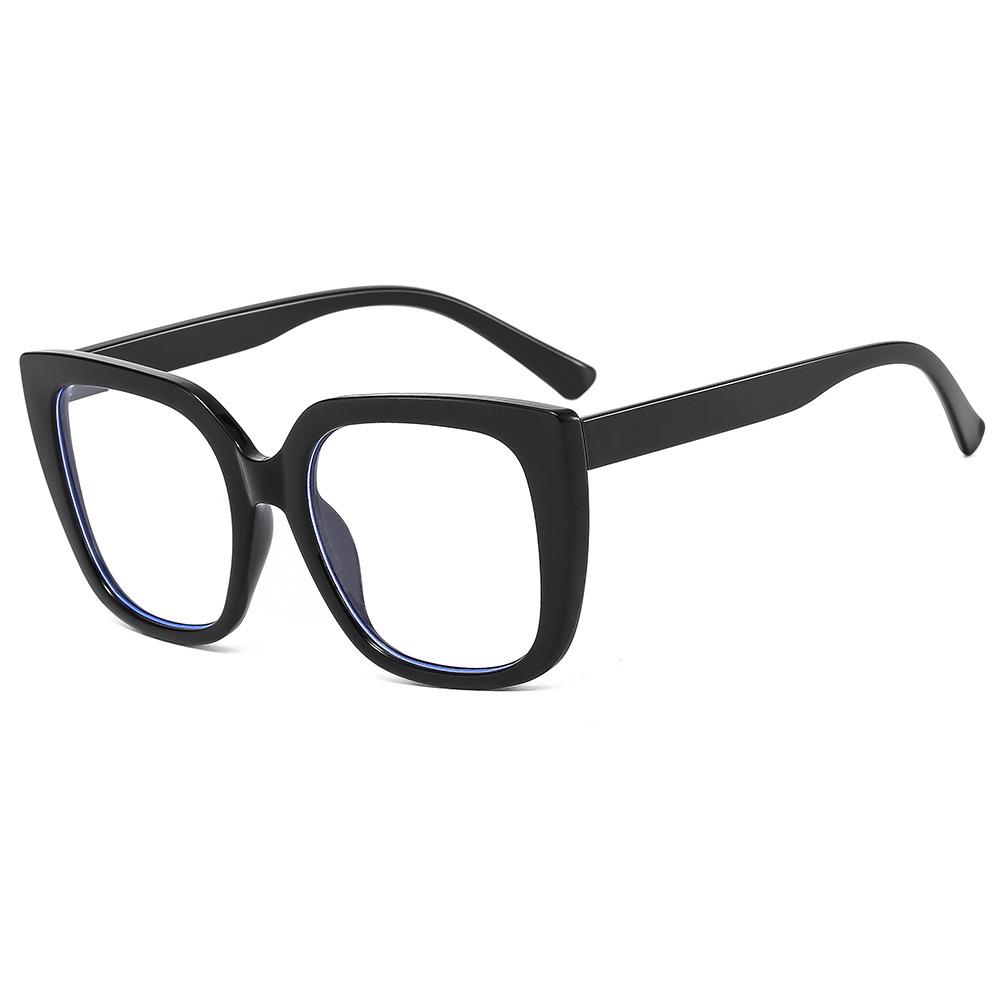 2023 Trendy Leopard Print Women's Large Frame Glasses - Fashionable and Simple Design