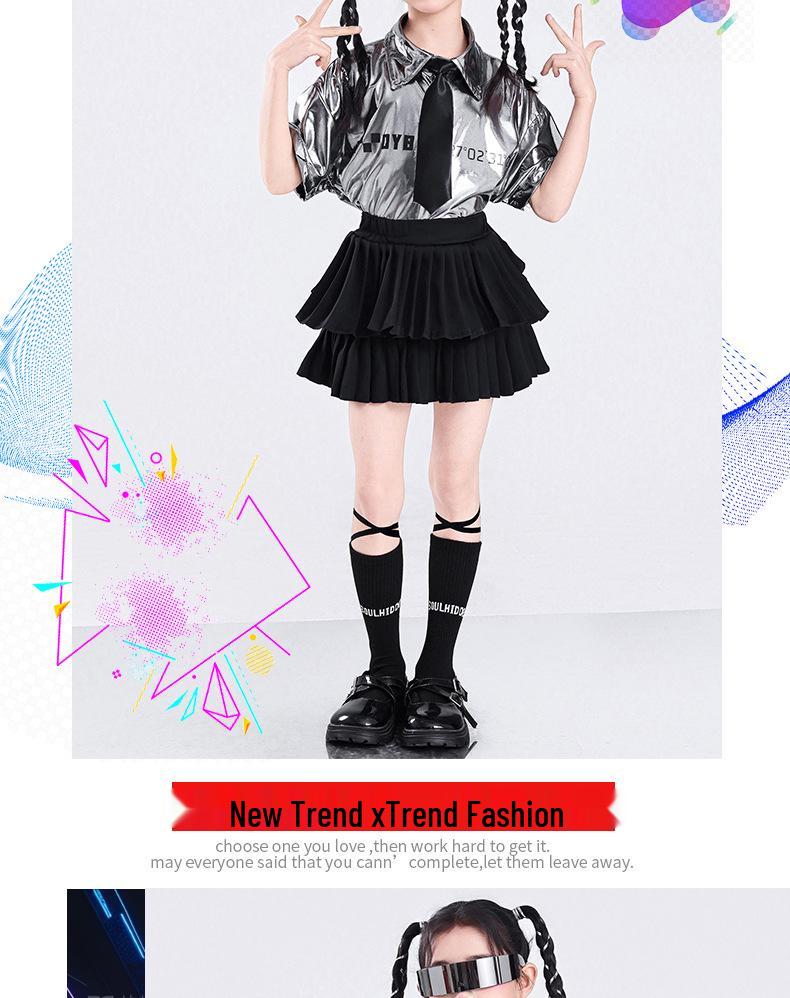 Children's Sci-Fi Performance Costumes: Sequined Outfits for Kindergarten and Primary School Events