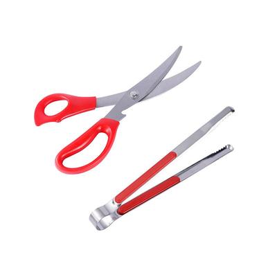 BBQ Tongs & Scissors 2-Piece Set