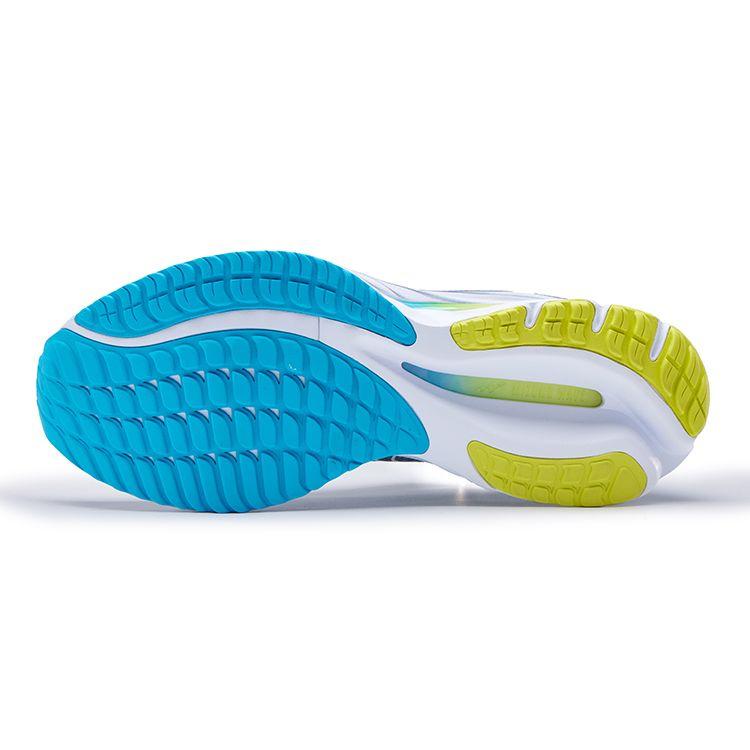 Mizuno Wave Rider 27 Lightweight Comfortable Shock Absorption Durable Breathable Rebound Low-Top Running Shoes Men Sneaker Blue Gray J1GC230301