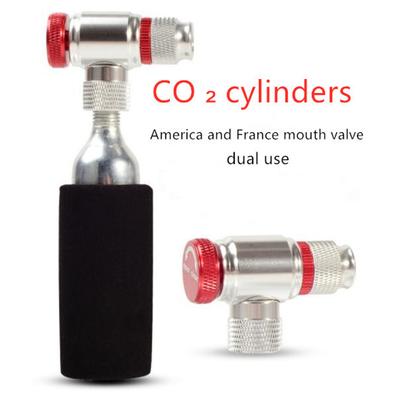 Bicycle Fast Inflatable Mini Mountain Road Bike Thickening Explosion-proof Portable CO2 Cylinder Pump