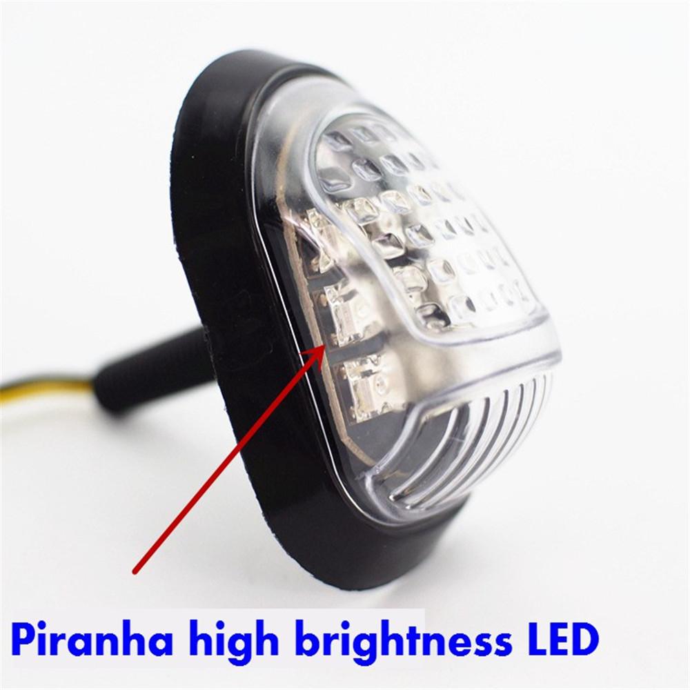 Motorcycle 12V LED Turn Signals Light Shift Lights Blinker Indicator For Honda Grom MSX125 MSX 125