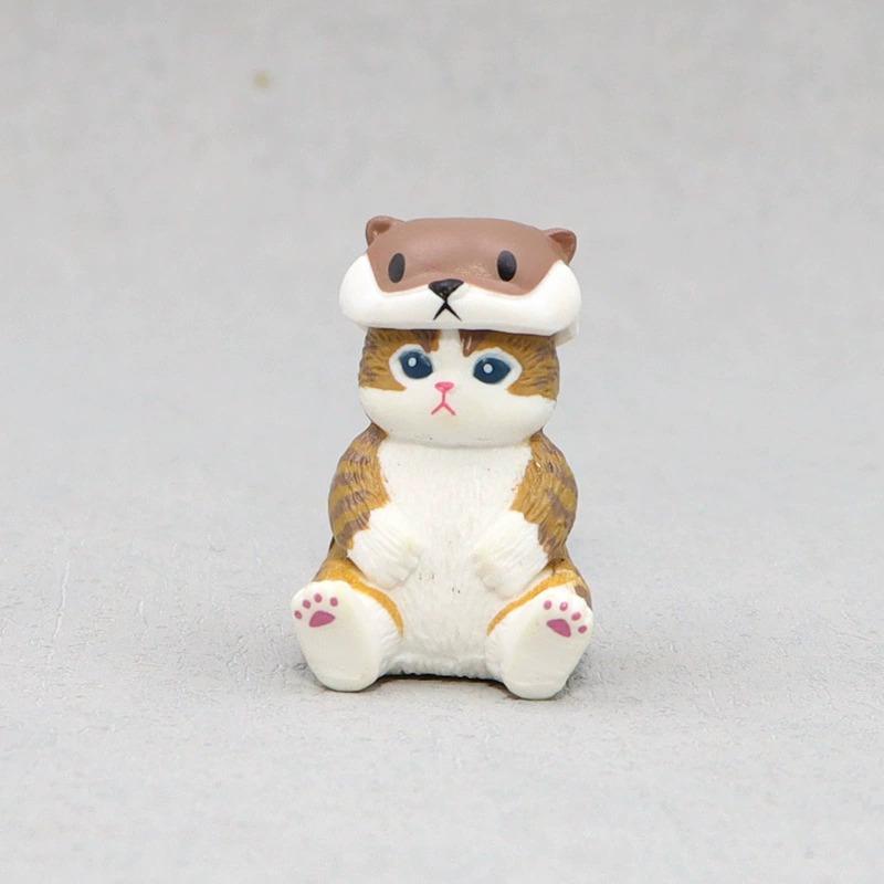 Latest 5Pcs/Set Mofusand Cats Wearing Marine Organism Clothes Figurine Cute Action Figures Octopus Penguin Table Ornaments Kids Present
