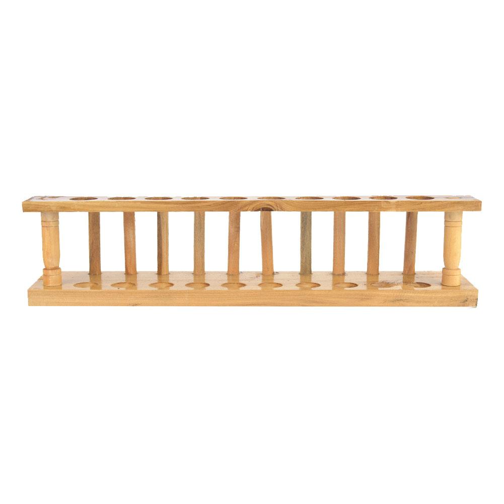 Durable and Strong Wooden 6 8 10 12 Hole Test Tube Stand Chemical Laboratory Tool