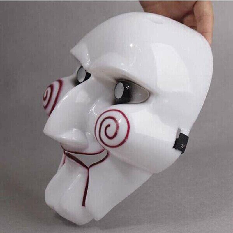 Multi-function Saw Puppet Mask Featuring Scary Horror Design For Unisex Cosplay