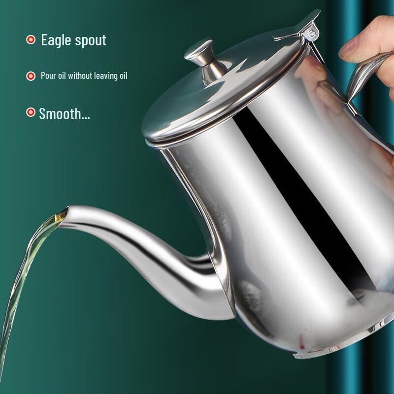 MDNG Stainless Steel Oil Pot with Filter