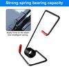 2PCs Car Wiper Booster Spring Alloy Arms Rubber Strong Boosting Tool for Windshield Vehicles Truck Universal Replaceable Parts
