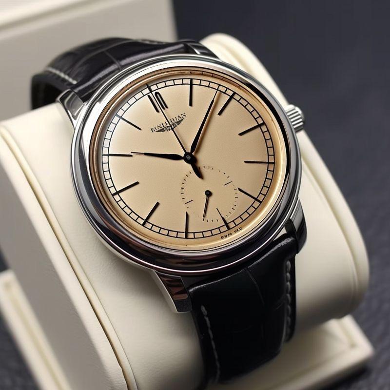 Men Retro Leather Watch Quartz Analog Business Wristwatch Birthday Gift