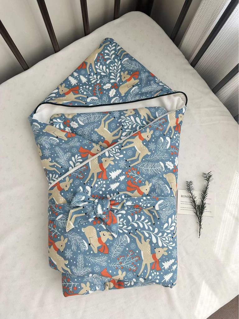 Pure Cotton Knitted Baby Swaddle Blanket for All Seasons