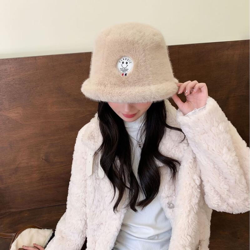 Women s Warm Plush Bucket Hat