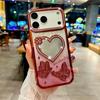 Butterfly Gradient Wave Pattern Mirror Phone Case for Apple IPhone Air 11 12 13 14 15 16 17 Pro Max Plus Make Up Cover