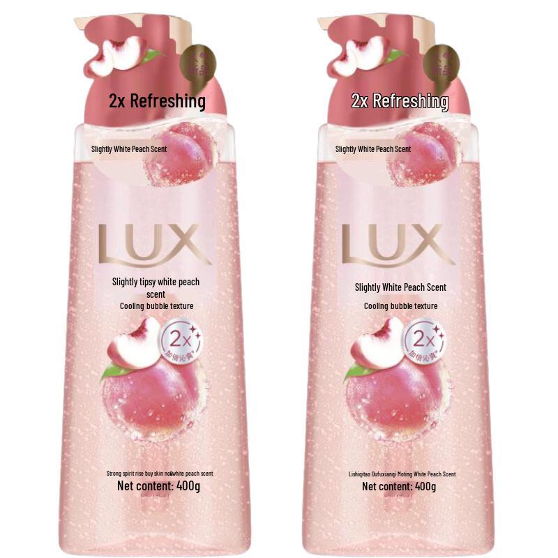 

Lux White Peach Scented Bubble Shower Gel