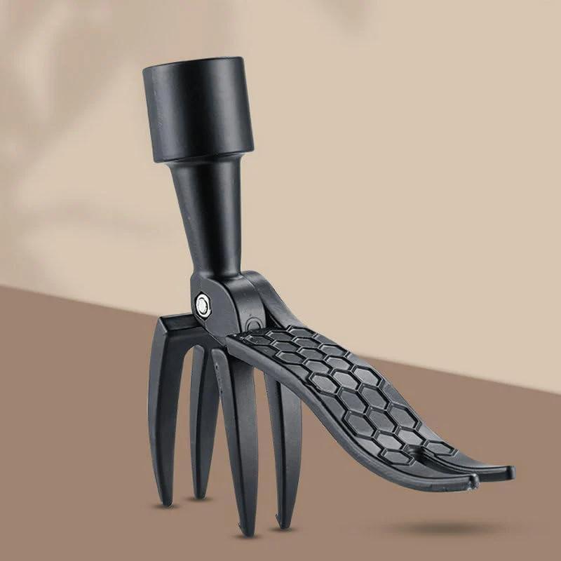 High hardness weed pulling tool,Manual Stand Up Weed puller tool Head Replacement,4-Claw Steel Head Design
