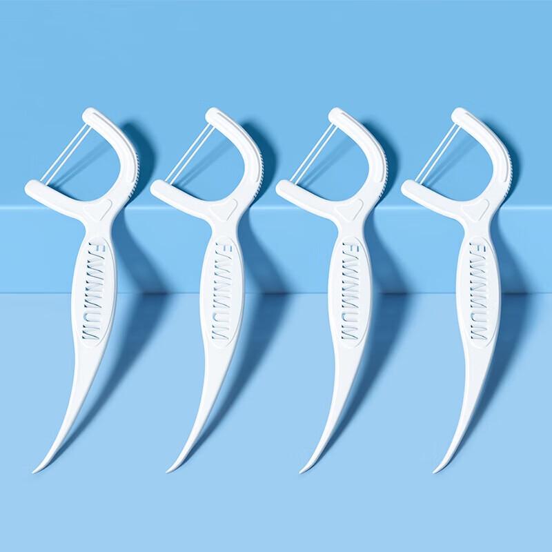 FAWNMUM Double Thread Dental Floss Picks