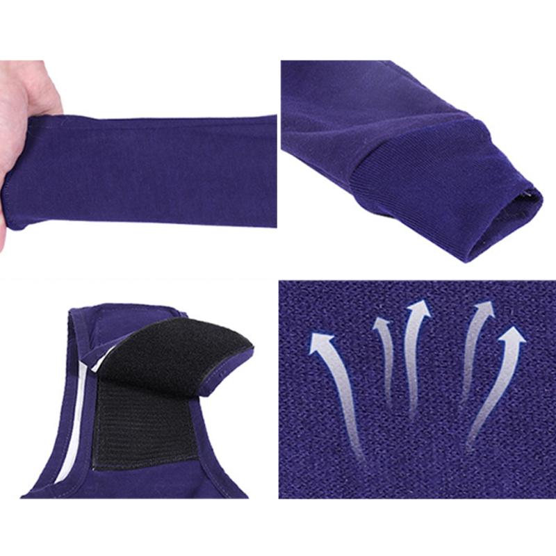 Pet Dogs Denim Anti-licking Protector Sleeve Breathable Support Brace With Magic Stickers For Front