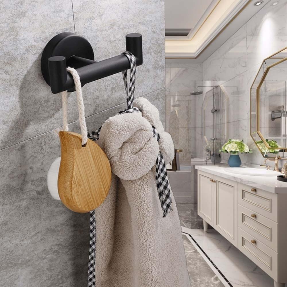 Storage Rack Bathroom Towel Hanger Entryway Organizer Wall Storage Hook  Kitchen