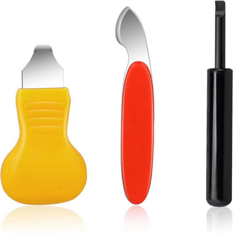 3-Piece Watch Repair Tool Set: Back Case Opener, Battery Replacement Pry Tool, Knife Opener.