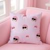 BLAnime y-Yarichin-Bitch Club Pillow Case Anti-dustmite Pillowcase Invisible zipper silky short plush Sofa cushion cover