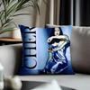 Hot CChering Cushion Cover Antidustmite Pillowcase Invisible Zipper Silky Short Plush Sofa Cushion Cover