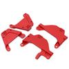 RC Shock Hoops CNC NaMachining Replacble Aluminum Alloy Front Rr Shock Towers for   1/6 SCX6
