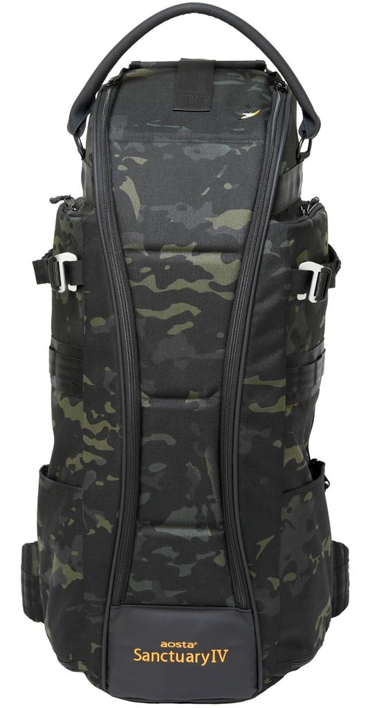 Camera backpack aosta Sanctuary IV RK650 Compatible with 600mmF4 class super telephoto lens [Kenko] Multi-camouflage
