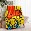 1pc Blanket Keith Haring Ascending2 Print Design, Lightweight Blanket for Sofa, Bed- Soft &Warm, Gift for All Seasons like Christmas, Halloween