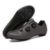 Road Cycling Shoes With Stiff Sole Mountain Bike Clipless Flat Pedal Compatible Breathable Unisex Footwear