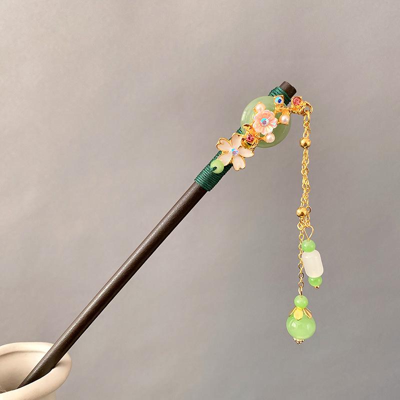 High-End Chinese Tassel Hairpin - Ancient Style for Women's Hanfu Updo